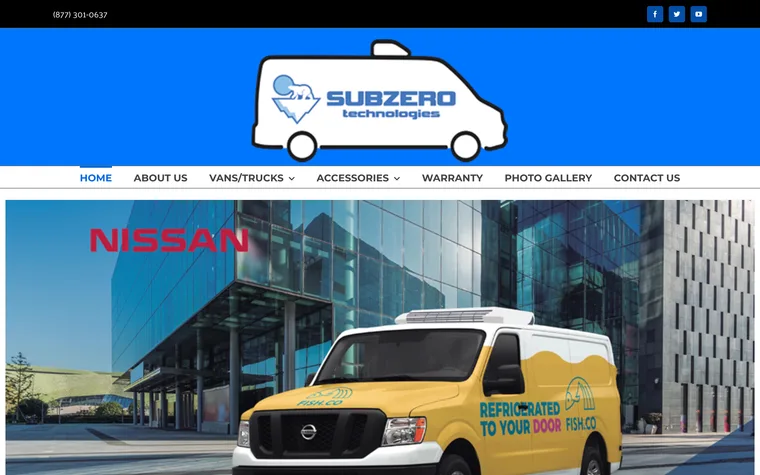 Sub Zero Technologies homepage