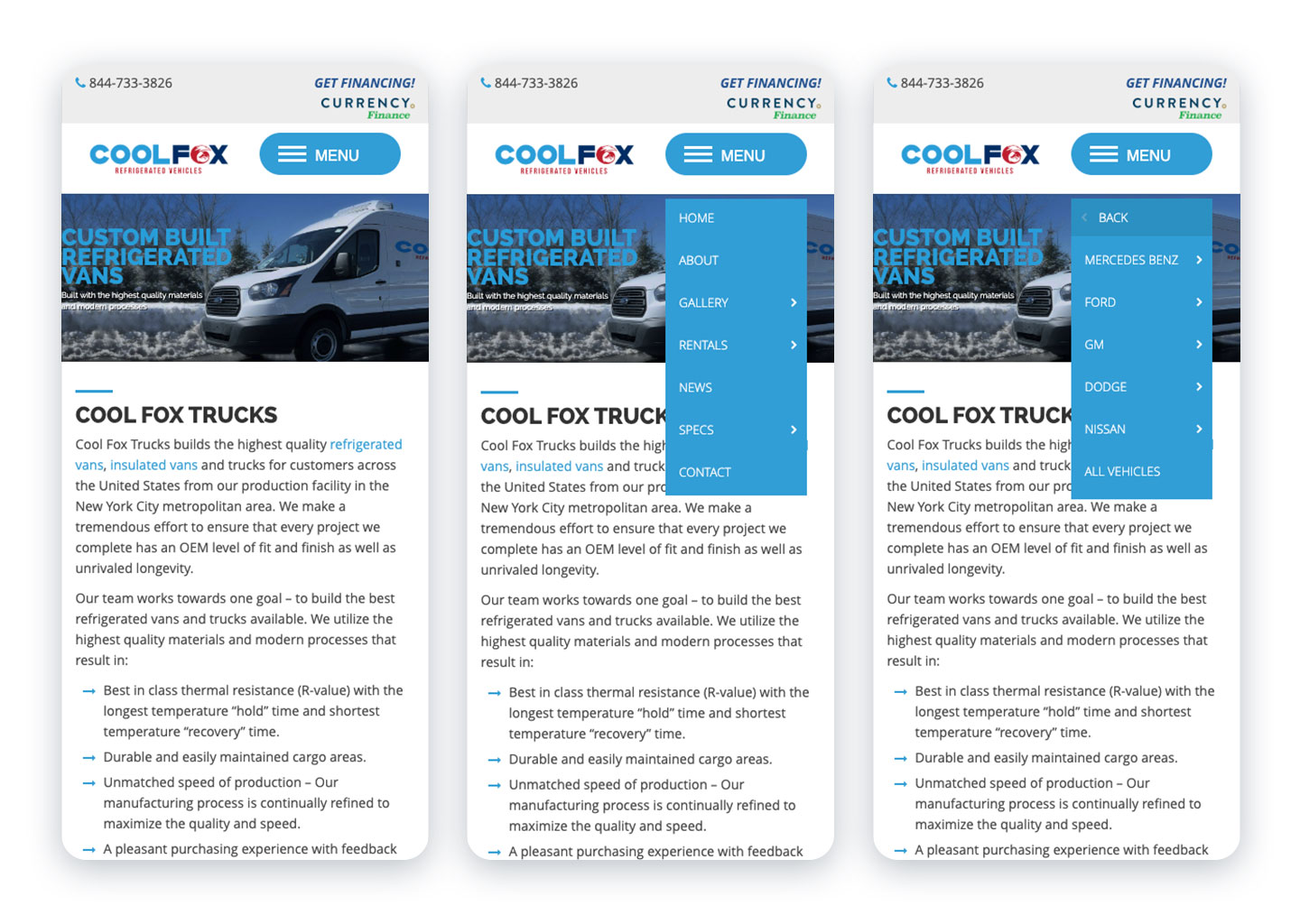 Original crowded mobile navigation