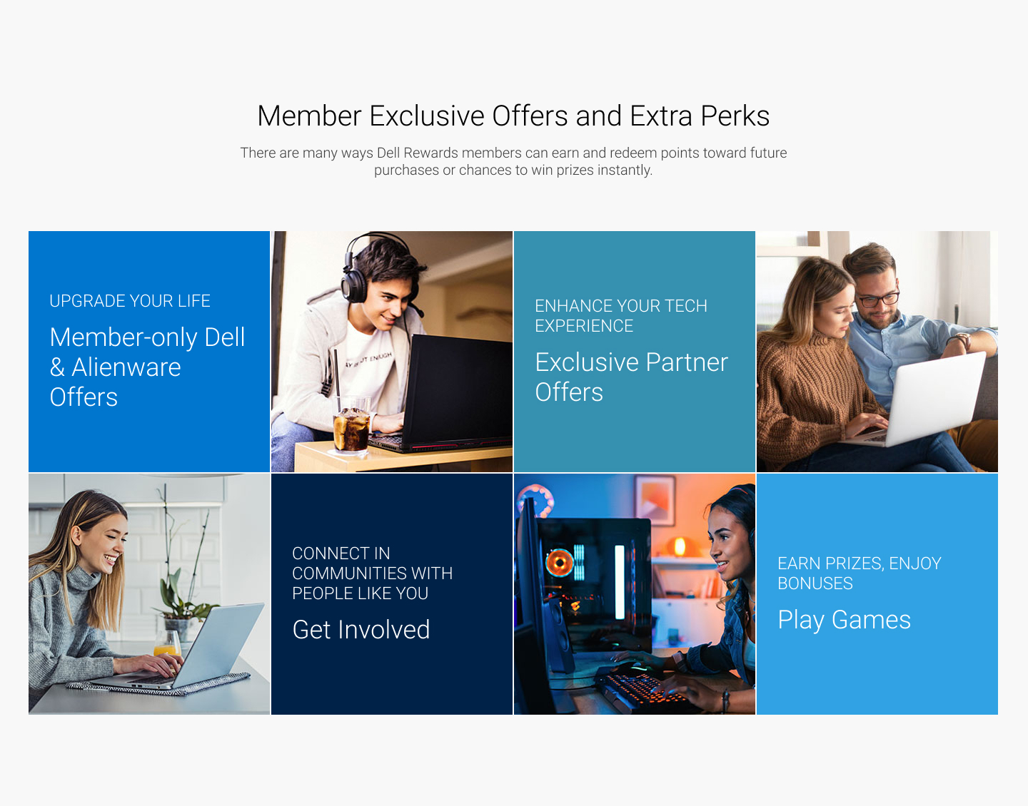Dell Rewards final member benefits section